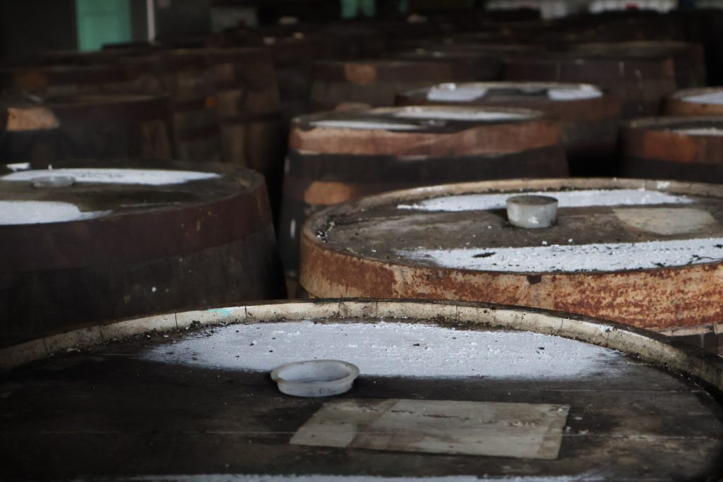rum barrels