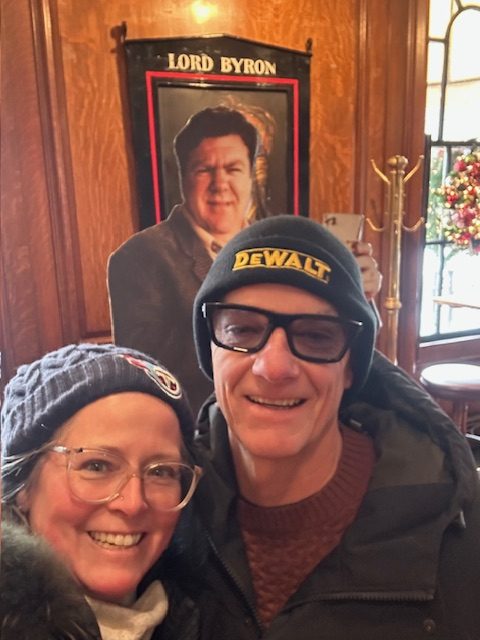 couple with Norm image from Cheers
