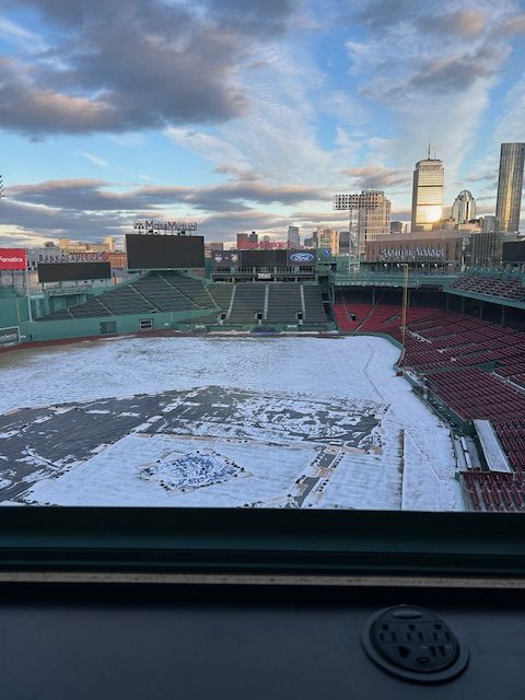 Fenway Park from press box
