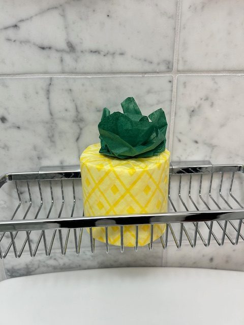 toilet paper that looks like a pineapple